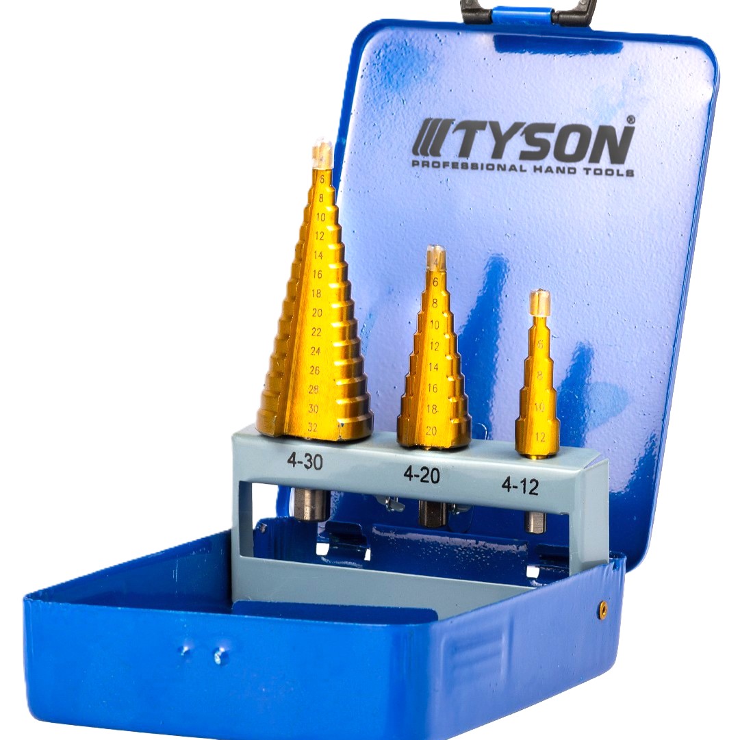 TYSON KADEMELİ MATKAP UÇ 3'LÜ SET